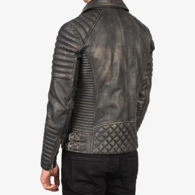 men leather jacket tendon sports