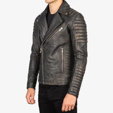 men leather jacket tendon sports