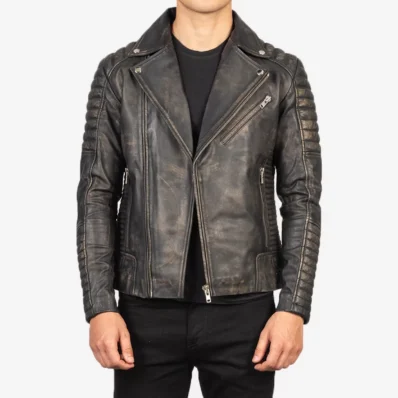 men leather jacket tendon sports