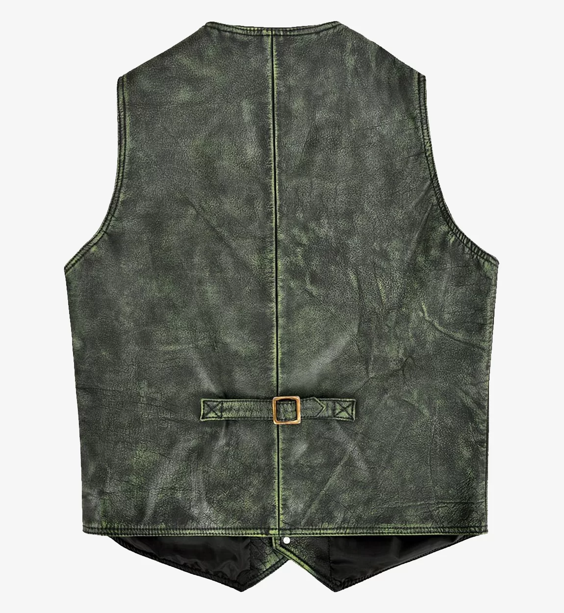 Mens-Distressed-Green-Hunter-Leather-Vest1.webp