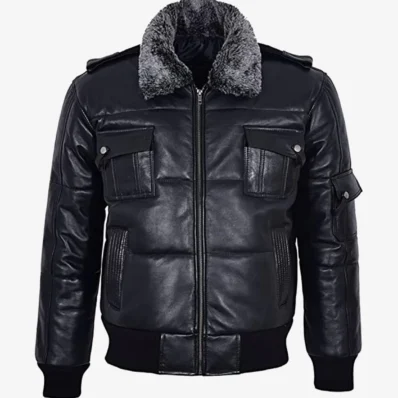 Mens-Puffer-Black-Fur-Collar-Bomber-Jacket.webp