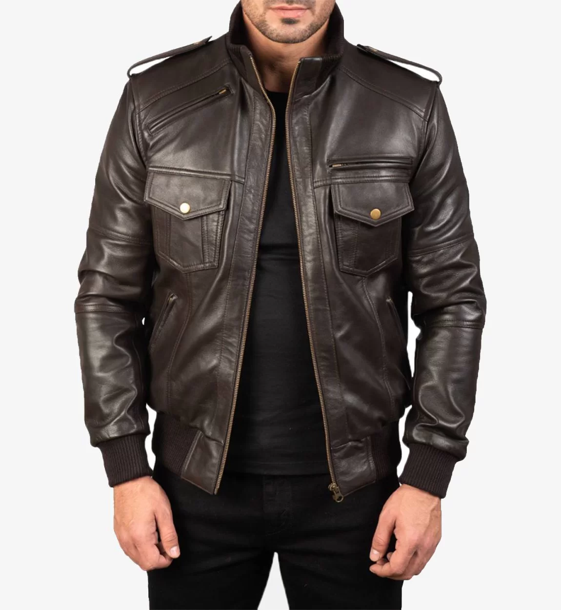 Mens-Shadow-Brown-Real-Bomber-Leather-Jacket.webp