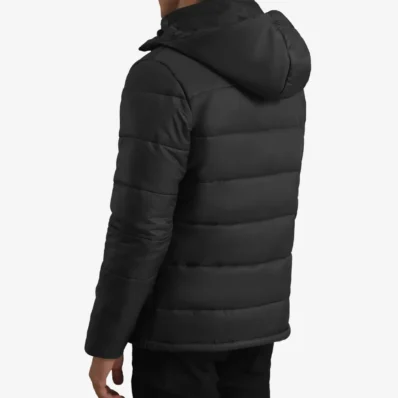 Erico Black Hooded Puffer