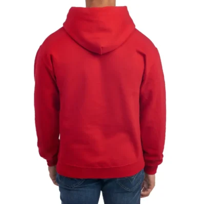 Red_Fleece_Pull_Over_Hood_Tendon_Sports