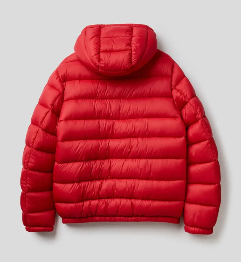 Red Puffer Jacket Tendon Sports