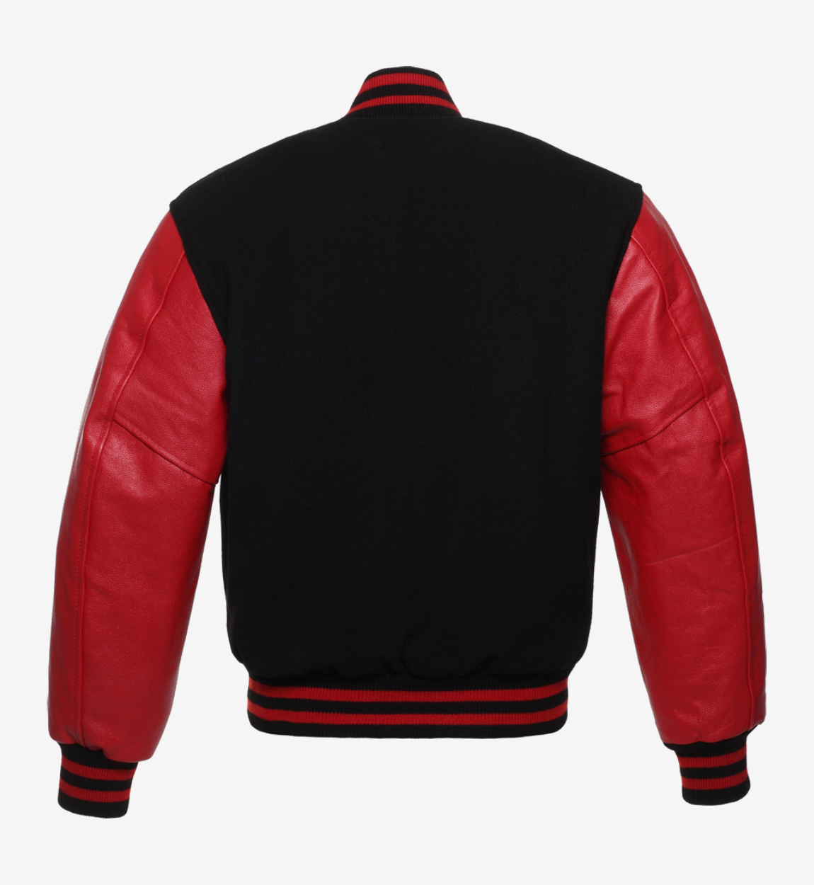 Tendon_sports_black_red_Varsity_Jacket