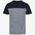 Casual Tee Navy White Stripe