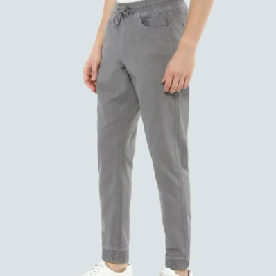 Flat-Front Elasticated Waist Trouser