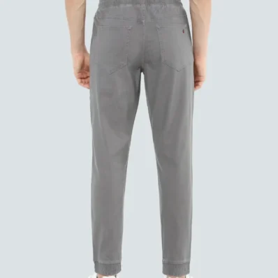 Flat-Front Elasticated Waist Trouser