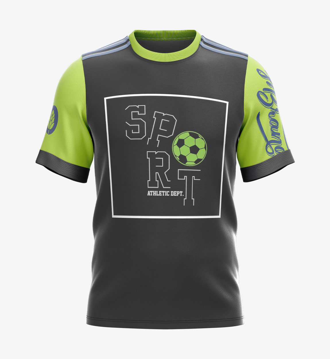 Men Soccer T-shirt Custom Made