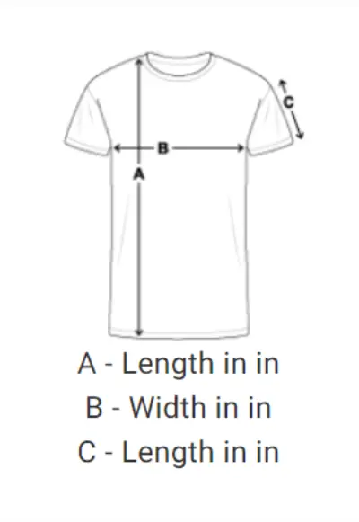 tendon sports T-Shirt size guide